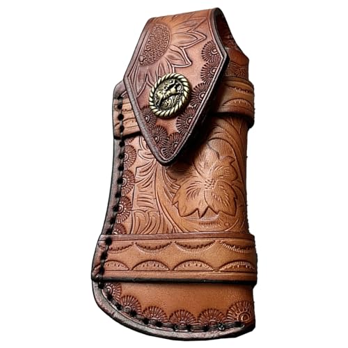 BWLEANSY Messerscheide Leder Messertasche für Gürtel,Gürtelholster für Klappmesser Messer Etui Leder Taschenmesser Tragbare Taschenmesser Holster für die Outdoor Camping Jagd Erkundung BWLEANSY Messerscheide Leder Messertasche für Gürtel,Gürtelholster für Klappmesser Messer Etui Leder Taschenmesser Tragbare Taschenmesser Holster für die Outdoor Camping Jagd Erkundung von BWLEANSY