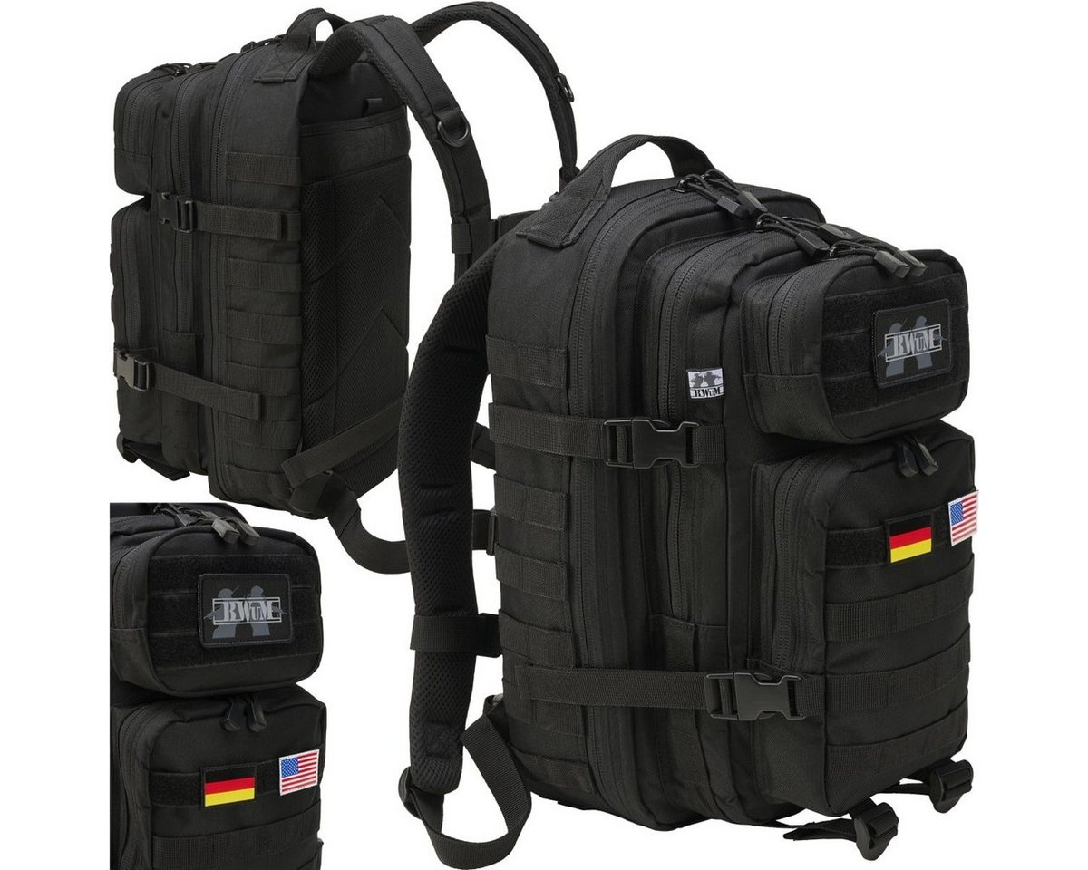 BWuM Trekkingrucksack BWuM US Assault Pack Cooper Rucksack + Patch & Flaggen BWuM Trekkingrucksack BWuM US Assault Pack Cooper Rucksack + Patch & Flaggen von BWuM