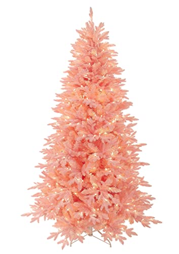 BXGGXBYSW Rosa Weihnachtsbaum (6 Fuß unbeleuchtet) (7 Fuß unbeleuchtet) (Rosa 6 Fuß unbeleuchtet) von BXGGXBYSW