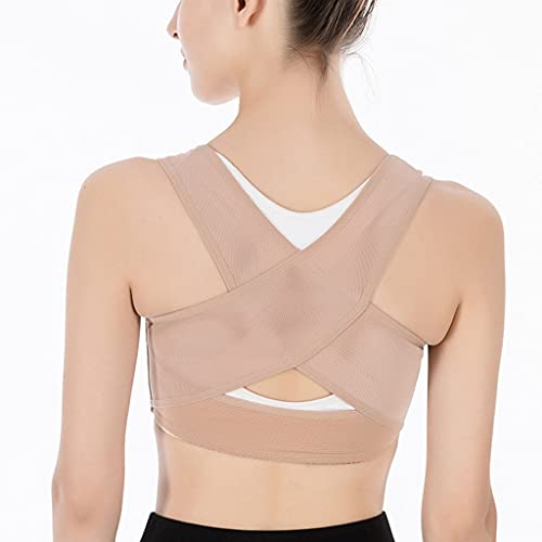 BXGGXBYSW Unsichtbares Body-Shaper-Korsett für Damen, Brust-Haltungskorrekturgürtel, Rücken-Schulter-Stützbandage, Haltungskorrektur (Farbe: B, Größe: X-Large), hergestellt in China von BXGGXBYSW