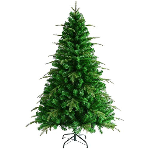 Künstlicher Weihnachtsbaum – Luxus-verschlüsseltes gemischtes Blatt, PVC + PE-Material, verschlüsselter Weihnachtsbaum, klassische realistische natürliche Zweige, Innen-, Schul-, Bürodekoration von BXGGXBYSW