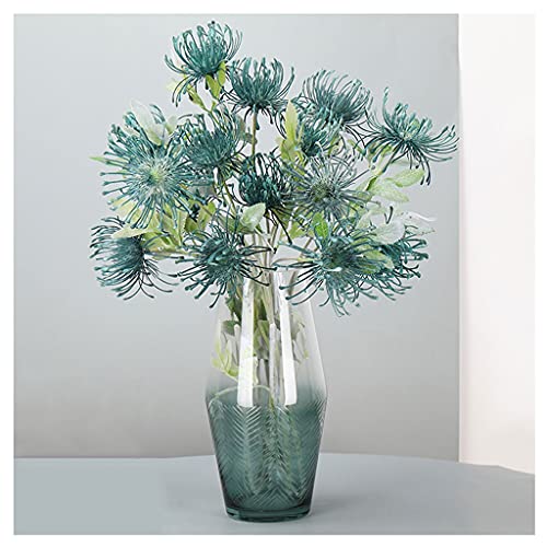 Künstliche Blumen, Nadelkissen-Blumenstrauß, getrocknete Blumen, Tischdekoration für Wohnzimmer, Plastik, Kunstblumen, Schlafzimmer, Büro, Blumenarrangement, Dekoration, künstliche Blume (Farbe: von BXSUKEYOU