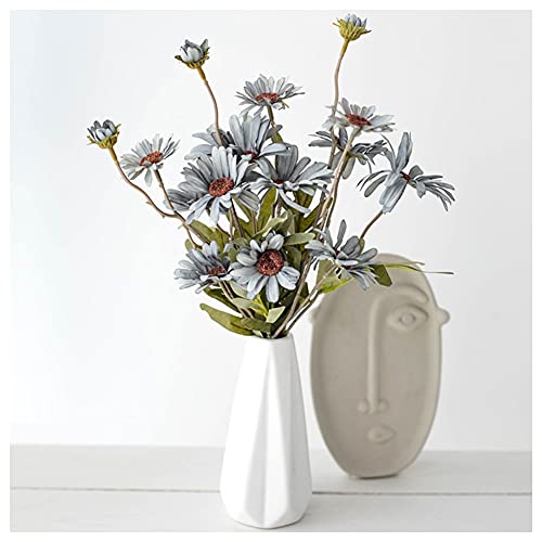 Künstliche Blumen, künstliche Blumen, kleiner Chrysanthemenstrauß, Dekoration für Wohnzimmer, Geschäft, Büro, Blumenarrangement, künstliche Blumendekoration, realistische Hochzeitsblumen, künstliche von BXSUKEYOU