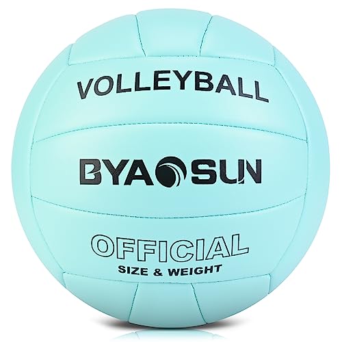 BYAOSUN Volleyball,Beachvolleyball,Weicher Volleyball Ball für Indoor Outdoor Beach,Größe 5 Volleybälle für Anfänger Teenager Erwachsene BYAOSUN Volleyball,Beachvolleyball,Weicher Volleyball Ball für Indoor Outdoor Beach,Größe 5 Volleybälle für Anfänger Teenager Erwachsene von BYAOSUN
