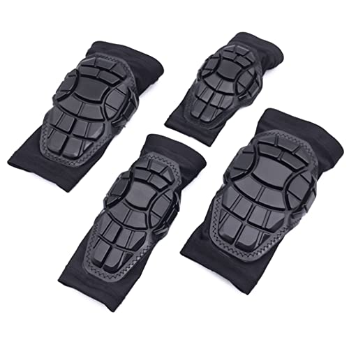 BYCUFF Kinder Schutz Ausrüstung Satz Weiche Schützer für Kind Ellbogen Schützer Knie Schützer für Laufrad Skateboard Inline Roller Skate Scooter,S von BYCUFF