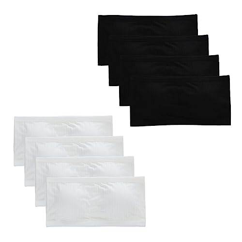 BYNYXI 8 Stücke Trägerlos Bralette Mädchen, Sport BH Full Cup Mädchen Bandeau Unterwäsche Atmungsaktiv Stretch BH Nahtlos Bralette mit Brust-Pad Brarette für Kinder Mädchen Teenager 9-14 Jahre BYNYXI 8 Stücke Trägerlos Bralette Mädchen, Sport BH Full Cup Mädchen Bandeau Unterwäsche Atmungsaktiv Stretch BH Nahtlos Bralette mit Brust-Pad Brarette für Kinder Mädchen Teenager 9-14 Jahre von BYNYXI