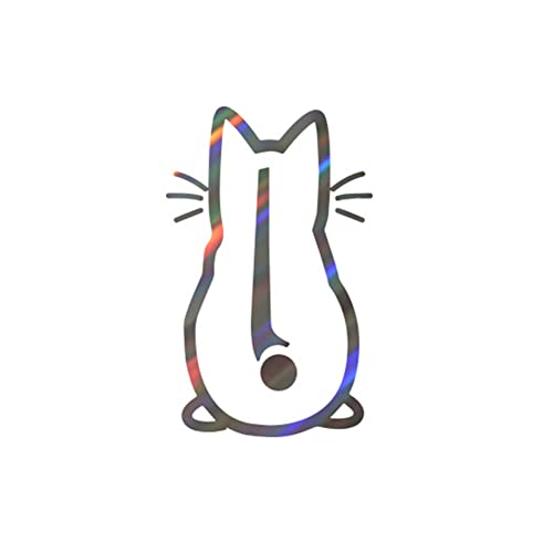 Katzen Wischer Aufkleber, Reflektierend Scheibenwischer Aufkleber Lustiger Cartoon Kätzchen Schwanz Auto Aufkleber Wasserdicht Heckscheibe Tier Cat Aufkleber für Wand Laptop Handy, 30cmx20cm Katzen Wischer Aufkleber, Reflektierend Scheibenwischer Aufkleber Lustiger Cartoon Kätzchen Schwanz Auto Aufkleber Wasserdicht Heckscheibe Tier Cat Aufkleber für Wand Laptop Handy, 30cmx20cm von BYNYXI