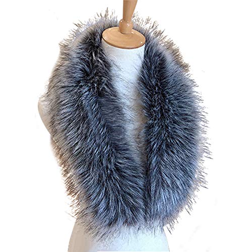 BYNYXI Pelzkragen Damen Schal, 80cm Kunstfell Fellkragen für Kapuze Warmer Pelzschal Waschbär Pelzkragen wie Echt Fell Kragen Fuchs Pelz Schal für Kapuze Wintermantel Jacke Kragen Kapuze Pelzschal BYNYXI Pelzkragen Damen Schal, 80cm Kunstfell Fellkragen für Kapuze Warmer Pelzschal Waschbär Pelzkragen wie Echt Fell Kragen Fuchs Pelz Schal für Kapuze Wintermantel Jacke Kragen Kapuze Pelzschal von BYNYXI