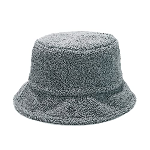 Damen Fischerhut Plüsch Winter Eimerhut Flauschige Bucket Hat Warm Fluffy Wintermütze Fell Fischerhut Einfarbig Schlapphut Faltbarer Eimerhut für Frauen Mädchen Wandern Outdoor Camping Reisen Damen Fischerhut Plüsch Winter Eimerhut Flauschige Bucket Hat Warm Fluffy Wintermütze Fell Fischerhut Einfarbig Schlapphut Faltbarer Eimerhut für Frauen Mädchen Wandern Outdoor Camping Reisen von BYNYXI