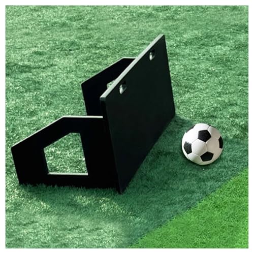 Fußball-Rebound-Board, Tragbarer Fußball-Rebounder Mit Doppelter Oberfläche, Schlagfest, Einstellbarer Winkel, for Kontrolliertes Pass- Und Schusstraining(47.2x15.7x17.7inch) von BZJPRFC