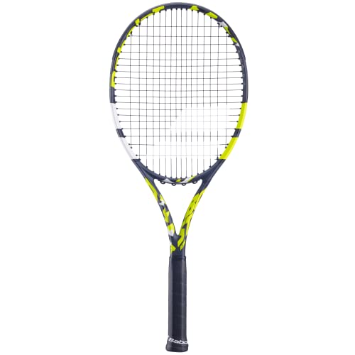 Babolat - Tennisschläger für Erwachsene Boost Aero - Leichter Schläger für Damen oder Herren - Besaitet und Rahmen aus Graphit für Leichtigkeit und Power beim Spielen - Größe 1 - Farbe: Grau/Gelb Babolat - Tennisschläger für Erwachsene Boost Aero - Leichter Schläger für Damen oder Herren - Besaitet und Rahmen aus Graphit für Leichtigkeit und Power beim Spielen - Größe 1 - Farbe: Grau/Gelb von Babolat