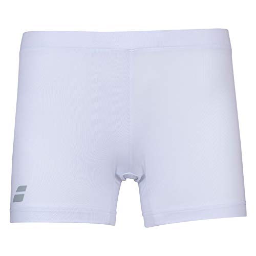 Babolat Compete Shorty Girl Unisex Kinder Shorts XS Weiß von Babolat