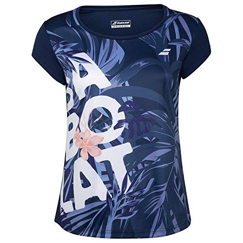 Babolat Damen Exercise Graphic Tee W Unterhemd, Estate blau, XO Babolat Damen Exercise Graphic Tee W Unterhemd, Estate blau, XO von Babolat