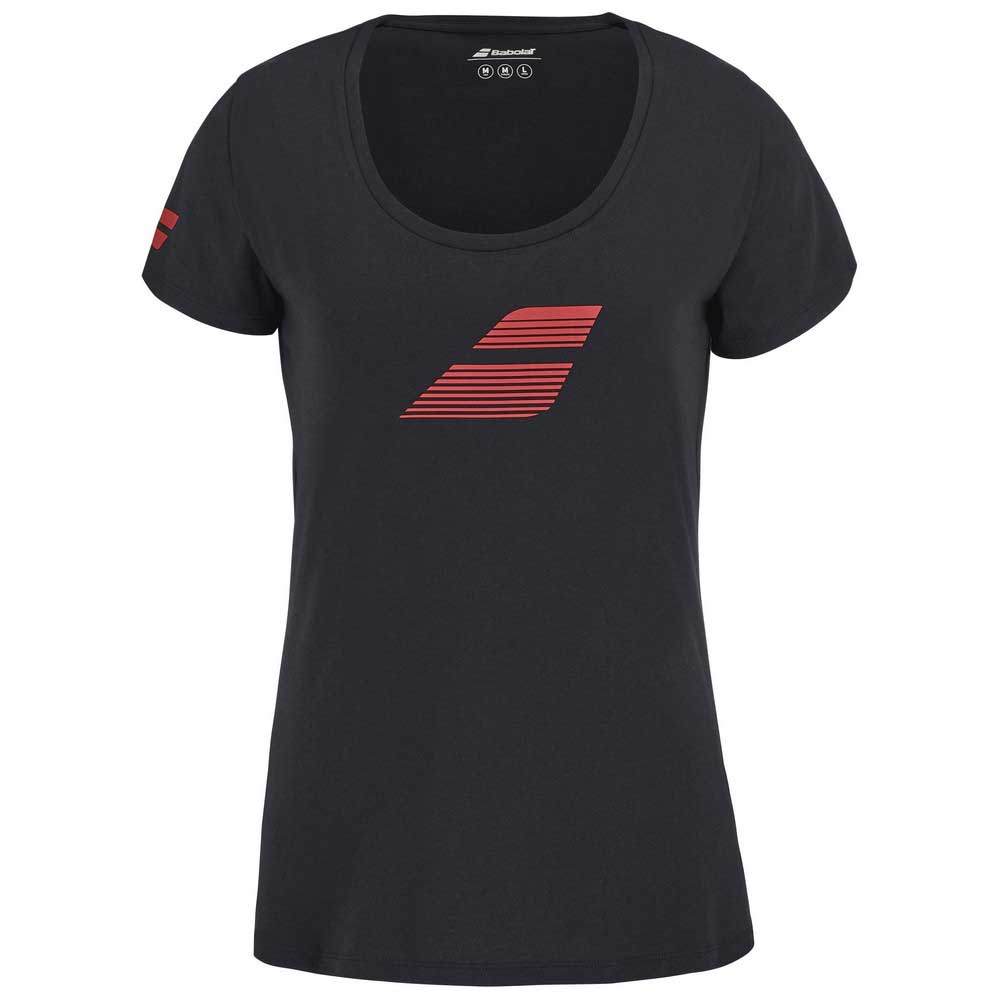 Babolat Exercise Flag Short Sleeve T-shirt Schwarz XO Frau Babolat Exercise Flag Short Sleeve T-shirt Schwarz XO Frau von Babolat
