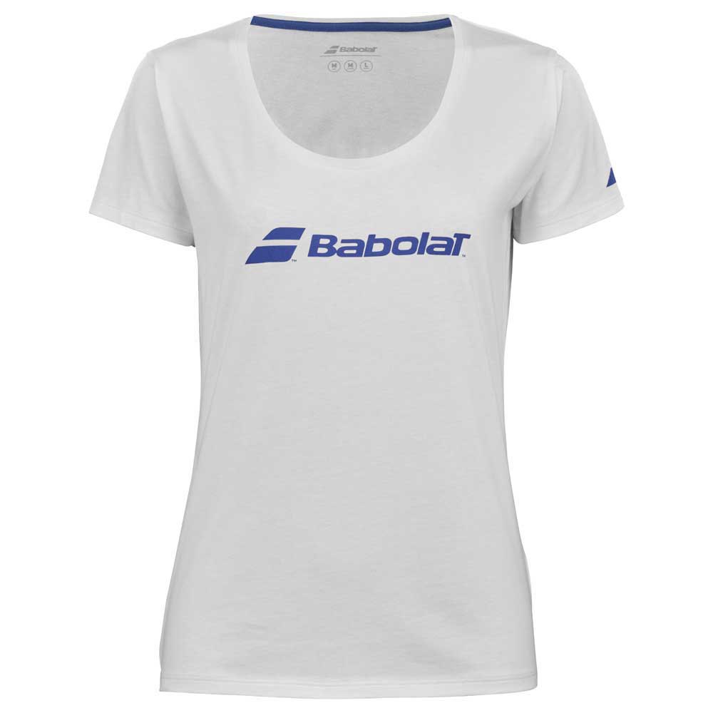 Babolat Exercise Short Sleeve T-shirt Weiß XO Frau von Babolat