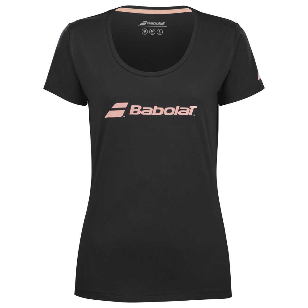 Babolat Exercise Short Sleeve T-shirt Schwarz XL Frau von Babolat
