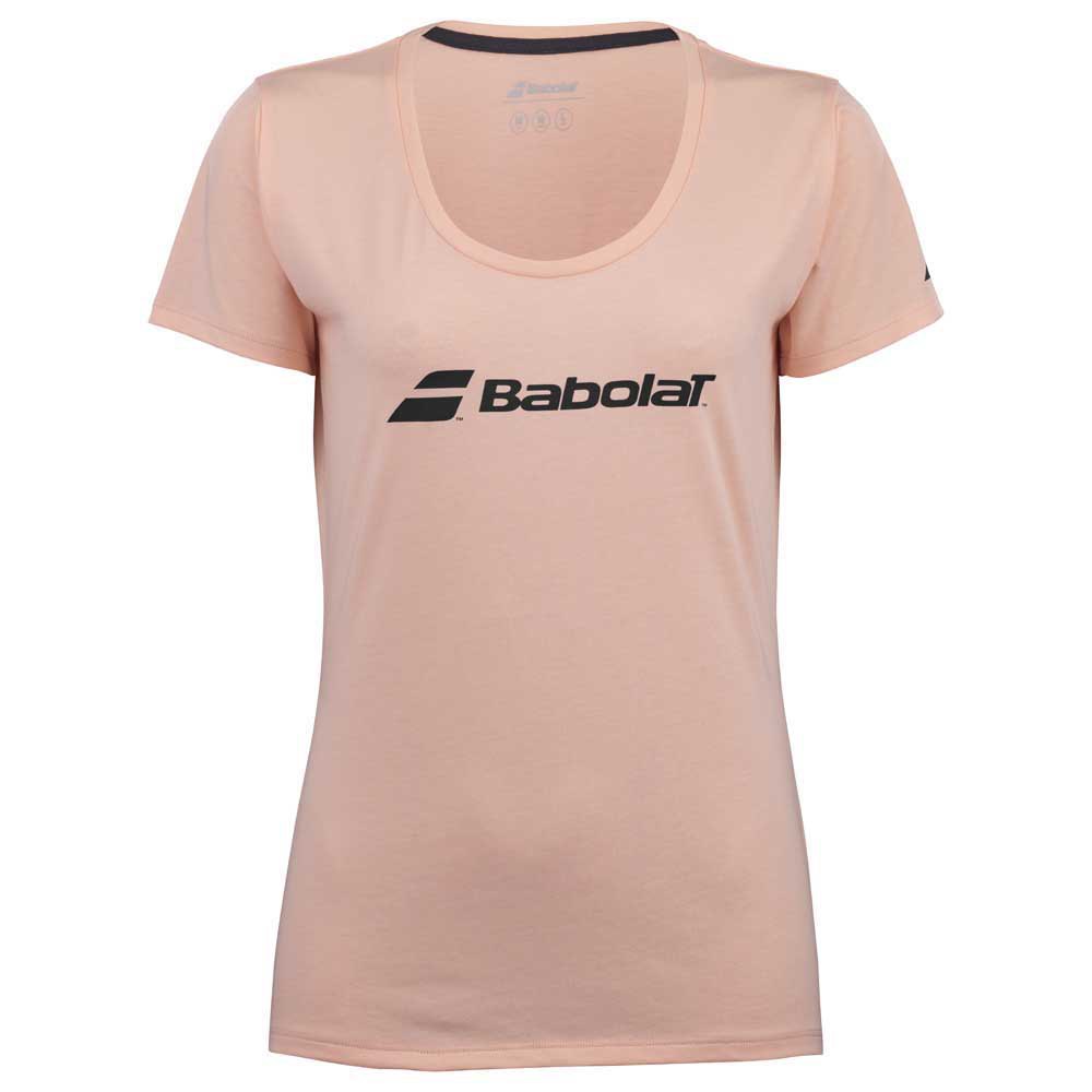 Babolat Exercise Short Sleeve T-shirt Orange XS Frau von Babolat