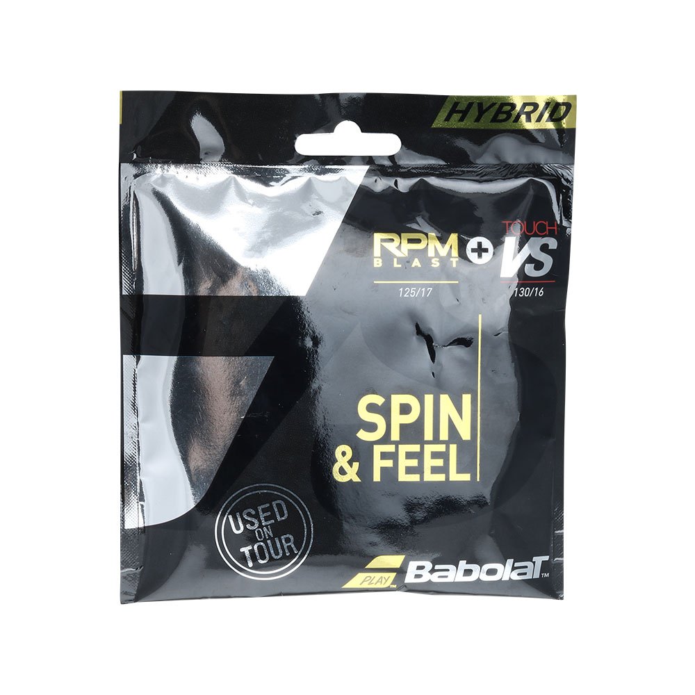 Babolat Hybrid Rpm Blast+vs 12 M Tennis Single String Grau 1.25 mm / 1.30 mm Babolat Hybrid Rpm Blast+vs 12 M Tennis Single String Grau 1.25 mm / 1.30 mm von Babolat