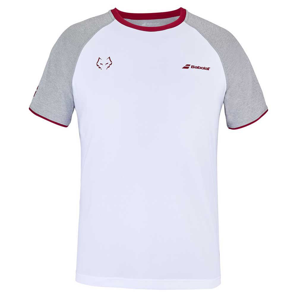 Babolat Lebron Short Sleeve T-shirt Weiß S Mann von Babolat