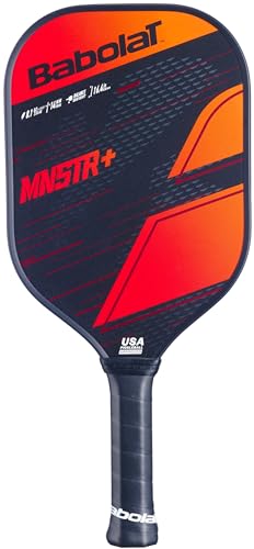 Babolat MNSTR+ Pickleball Paddel (Schwarz/Rot) von Babolat