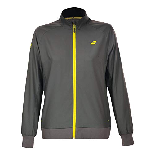 Babolat Mädchen, Core Club Trainingsjacke Dunkelgrau, Gelb, 128 Jacken von Babolat