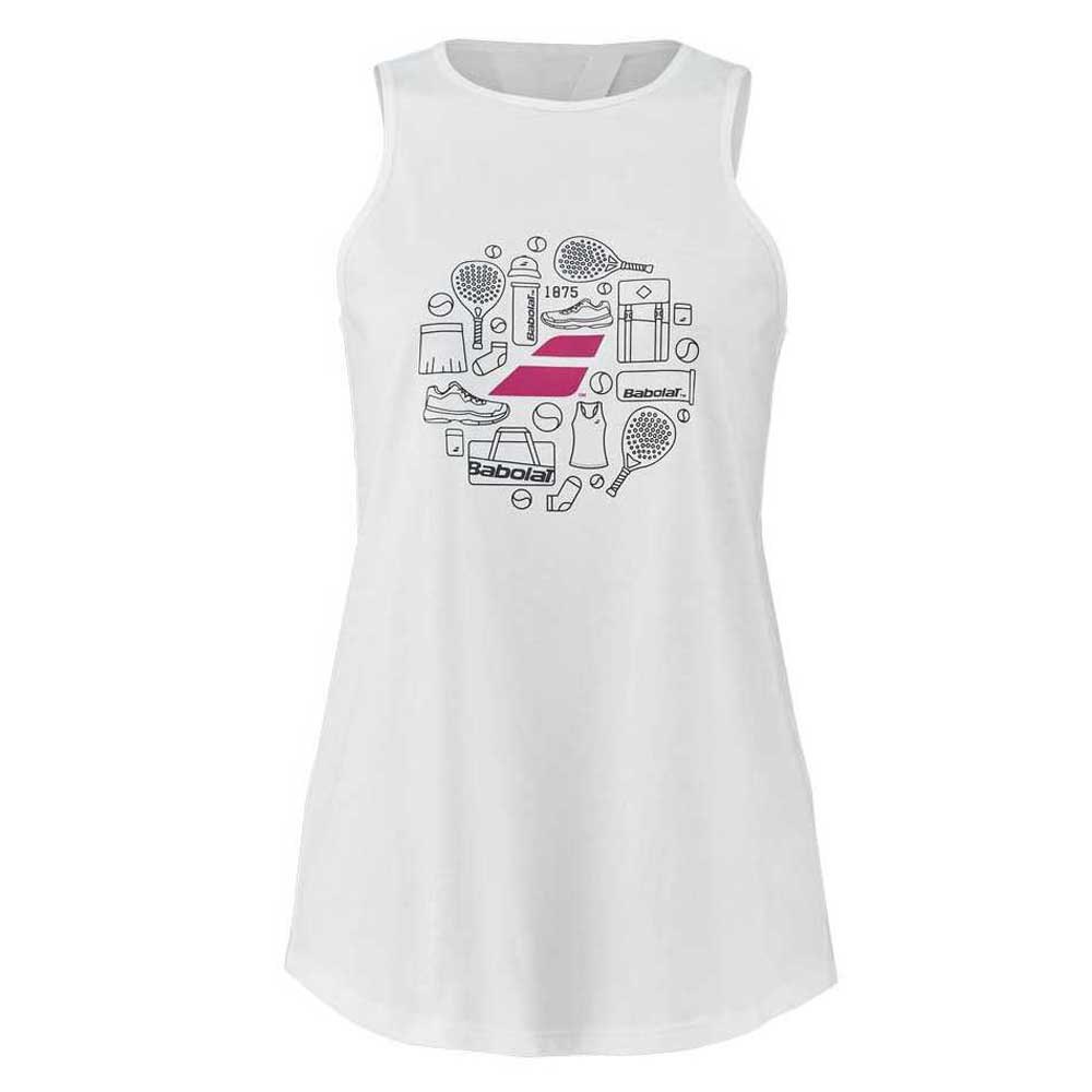 Babolat Padel Cotton Sleeveless T-shirt Weiß L Frau von Babolat