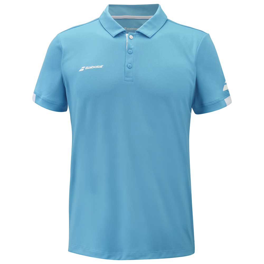 Babolat Play Short Sleeve Polo Blau S Mann von Babolat