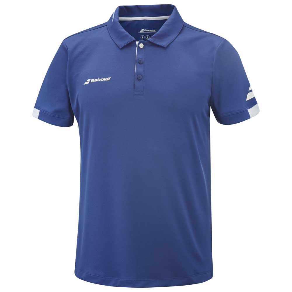 Babolat Play Short Sleeve Polo Blau S Mann von Babolat