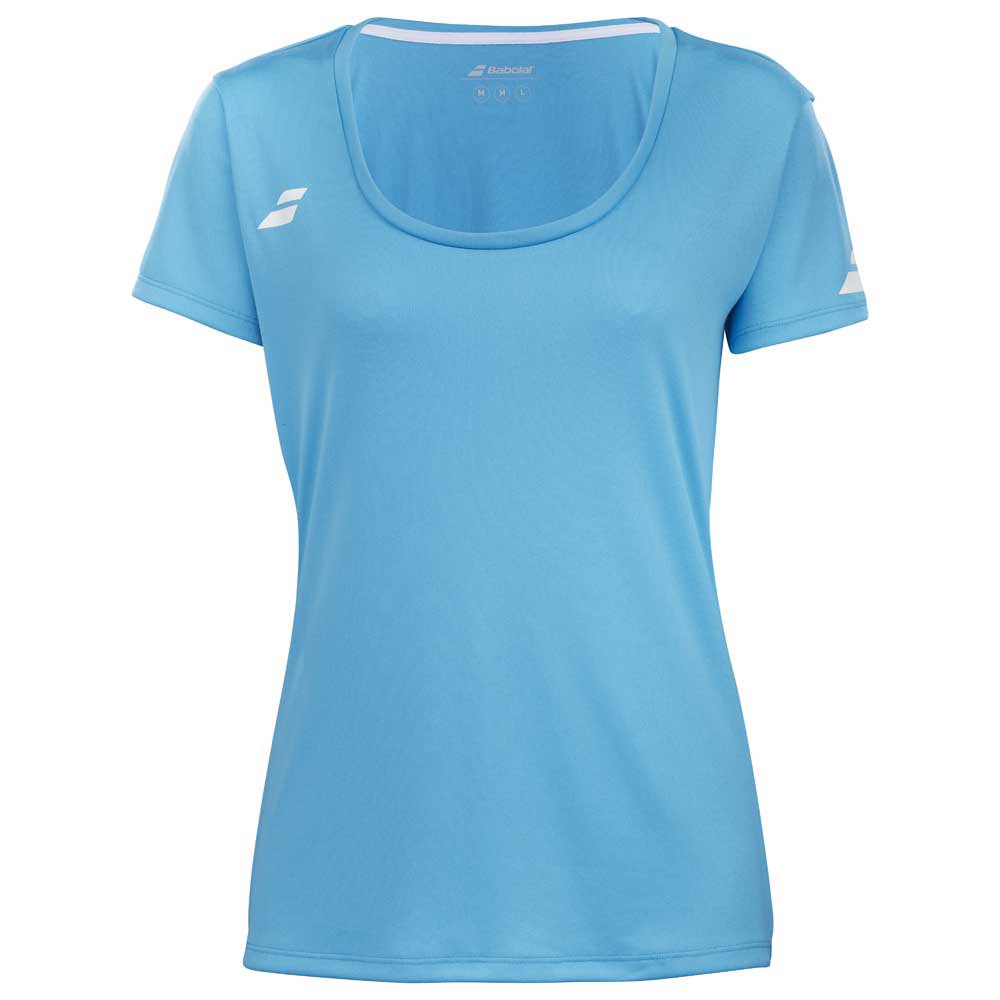 Babolat Play Short Sleeve T-shirt Blau M Frau von Babolat