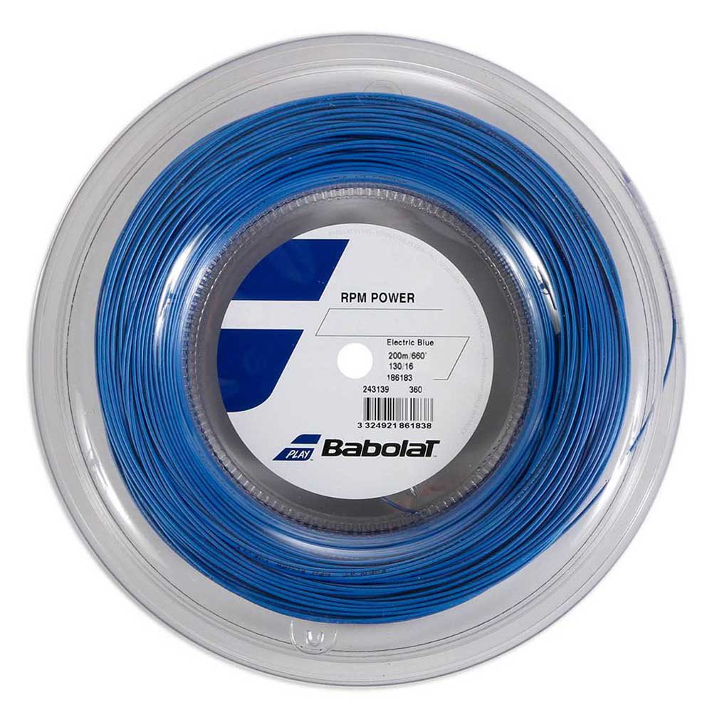 Babolat Rpm Power 200 M Tennis Reel String Blau 1.25 mm Babolat Rpm Power 200 M Tennis Reel String Blau 1.25 mm von Babolat