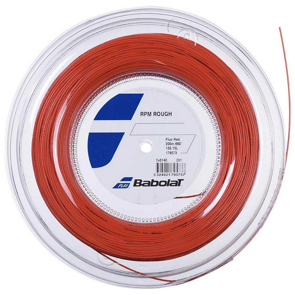 Babolat Rpm Rough 200 M Tennis Reel String Rot 1.30 mm Babolat Rpm Rough 200 M Tennis Reel String Rot 1.30 mm von Babolat