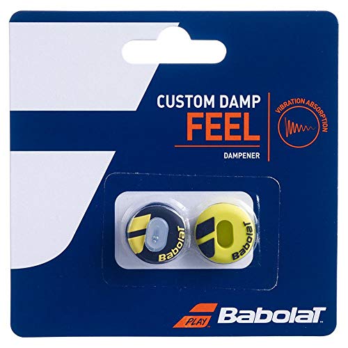 Babolat 700040 Schlägerzubehör Custom Damp 2er Tennissaite, schwarzgelb, 1size Babolat 700040 Schlägerzubehör Custom Damp 2er Tennissaite, schwarzgelb, 1size von Babolat
