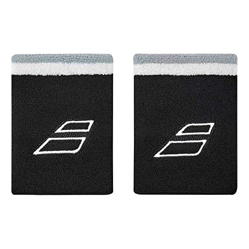 Babolat Schweißbänder Wristband 2er Pack Schwarz/Weiß für Tennis-Spieler, Vereins- und Schulspieler, Unisex, All Ages Babolat Schweißbänder Wristband 2er Pack Schwarz/Weiß für Tennis-Spieler, Vereins- und Schulspieler, Unisex, All Ages von Babolat