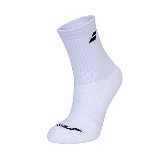Babolat 3 Pairs Pack Unisex - Erwachsene Socken L Weiß Babolat 3 Pairs Pack Unisex - Erwachsene Socken L Weiß von Babolat