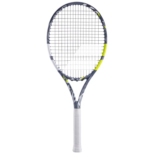 Babolat - Tennisschläger für Erwachsene Evo Aero L S CV - Leichter Schläger für Damen oder Herren - Besaitet mit Spin Alpha- Rahmen für Leichtigkeit und Power beim Spielen - Größe 0 - Farbe: Grau/Gelb von Babolat