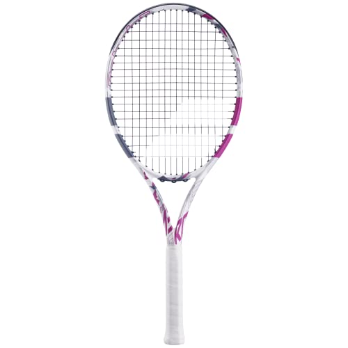 Babolat - Tennisschläger für Erwachsene Evo Aero Lite P - Leichter Schläger für Damen oder Herren - Besaitet mit Spin Alpha- Rahmen für Leichtigkeit und Power beim Spielen Größe 2 Farbe: Weiß/Pink Babolat - Tennisschläger für Erwachsene Evo Aero Lite P - Leichter Schläger für Damen oder Herren - Besaitet mit Spin Alpha- Rahmen für Leichtigkeit und Power beim Spielen Größe 2 Farbe: Weiß/Pink von Babolat