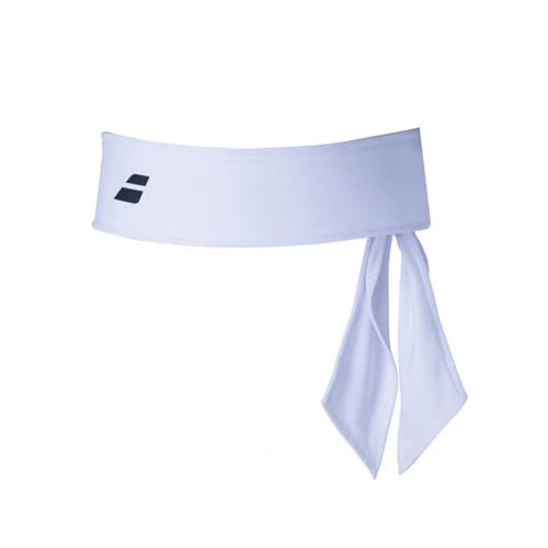 Babolat Tie Headband Unisex Erwachsene Einheitsgröße Weiß von Babolat