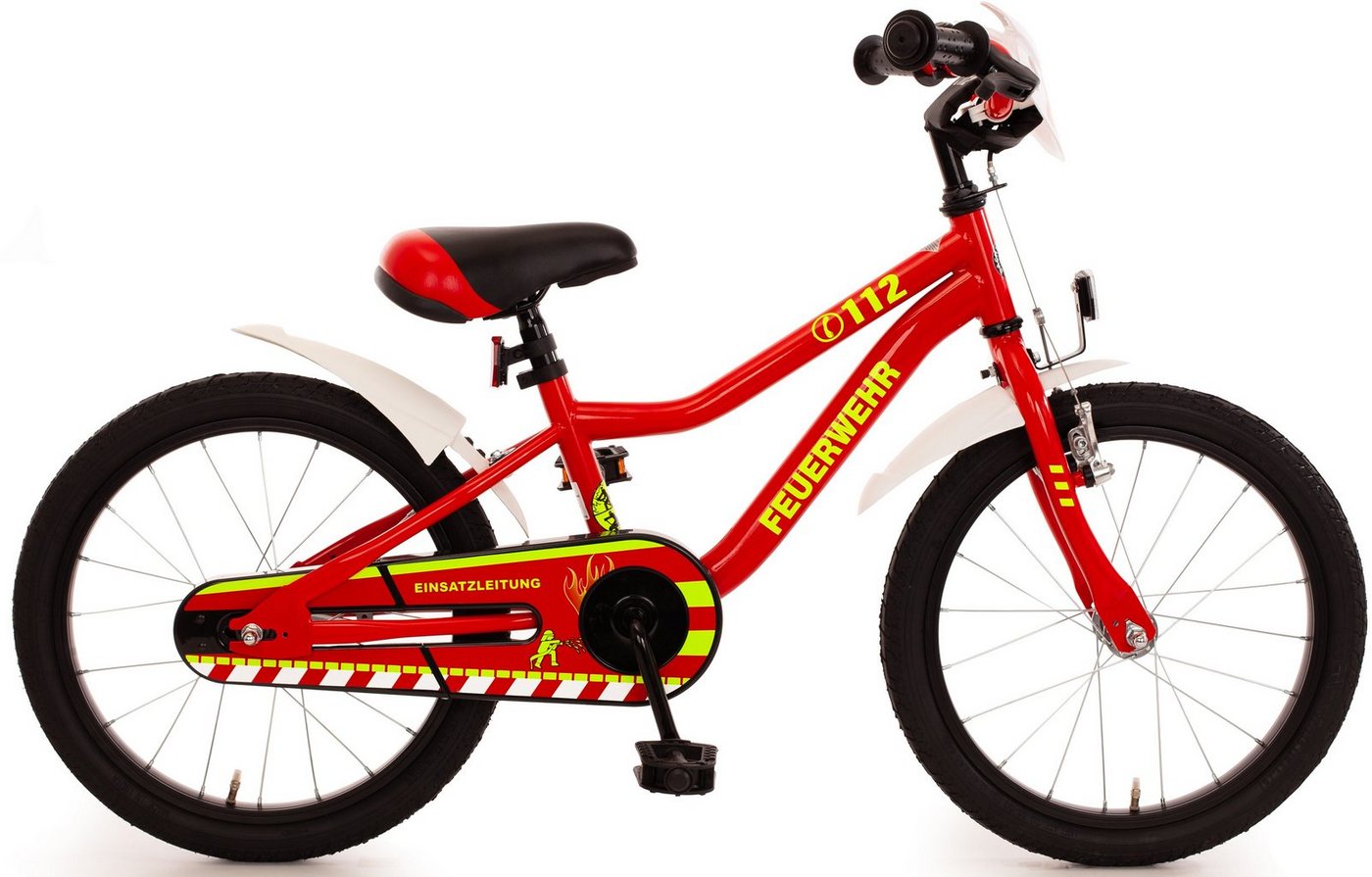 Bachtenkirch Kinderfahrrad Feuerwehr, 1 Gang von Bachtenkirch