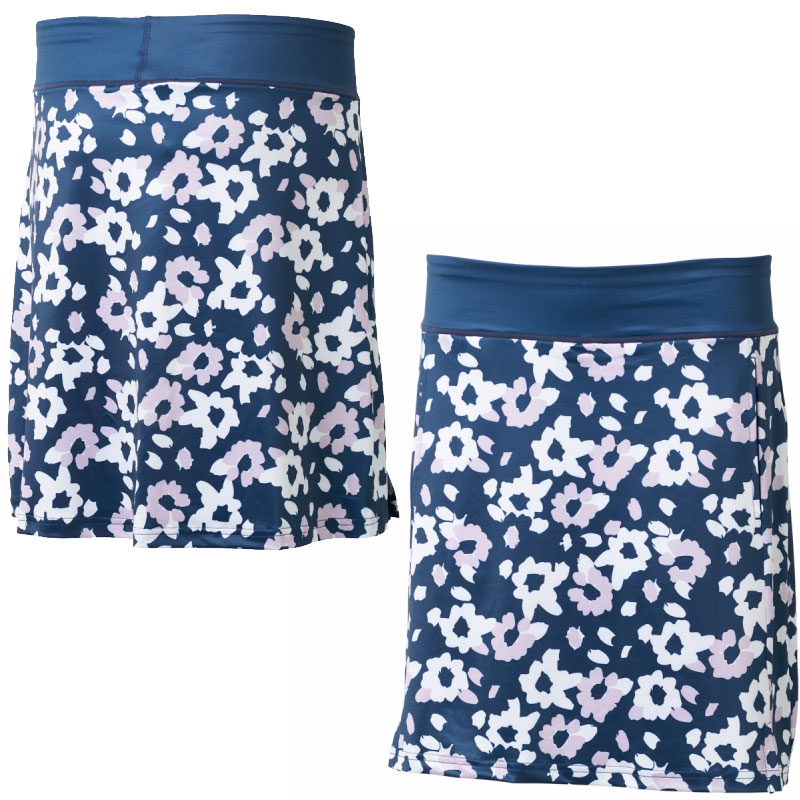 'BackTee Golf Flower QD UV Skort Rock 52700 navy/weiss' 'BackTee Golf Flower QD UV Skort Rock 52700 navy/weiss' von BackTee
