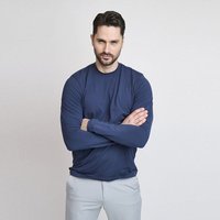 Backtee First Skin Round Neck Stretch Unterzieher navy Backtee First Skin Round Neck Stretch Unterzieher navy von Backtee