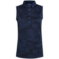 Backtee Ladies Camou Top ohne Arm Polo navy von Backtee