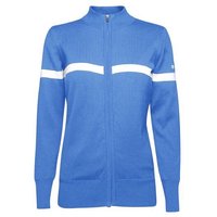 Backtee Ladies Organic Windbreaker Windstopp Strick blau von Backtee