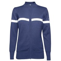 Backtee Ladies Organic Windbreaker Windstopp Strick marine von Backtee