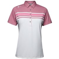 Backtee Ladies Vertical Halbarm Polo rosa von Backtee