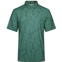 Backtee Mens Eagle Halbarm Polo dunkelgrün von Backtee