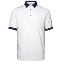 Backtee Mens Hole-in-one Halbarm Polo weiß Backtee Mens Hole-in-one Halbarm Polo weiß von Backtee