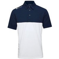 Backtee Mens Tour Halbarm Polo blau von Backtee