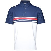 Backtee Mens Vertical Halbarm Polo navy Backtee Mens Vertical Halbarm Polo navy von Backtee