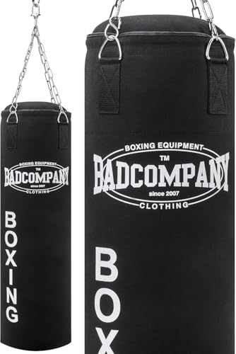 Bad Company Boxsack inkl. Heavy Duty Stahlkette I Canvas Punchingsack, ungefüllt I 120 x 30 cm Bad Company Boxsack inkl. Heavy Duty Stahlkette I Canvas Punchingsack, ungefüllt I 120 x 30 cm von Bad Company