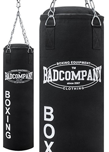 Bad Company Boxsack inkl. Vierpunkt Stahlkette I Canvas Punchingsack, ungefüllt I 100 x 30 cm Bad Company Boxsack inkl. Vierpunkt Stahlkette I Canvas Punchingsack, ungefüllt I 100 x 30 cm von Bad Company